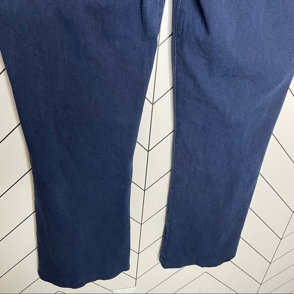 Betabrand | Bootcut Denim Yoga Pants Pull On Stretch Jeans Size 2XL PETITE - Picture 10 of 13